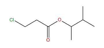 3-Methylbutan-2-yl 3-chloropropanoate